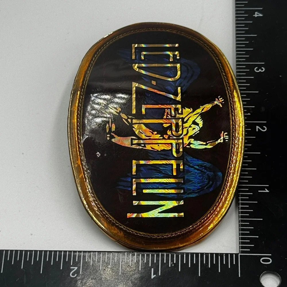 Vintage 1977 Led Zeppelin Belt Buckle‎ Pacifica Mfg Swan Song Icarus 70s Rock